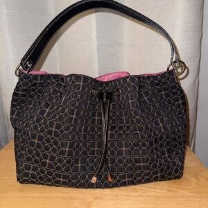 Kate Spade New York Black Quilted Bucket Bag – Early 2000s